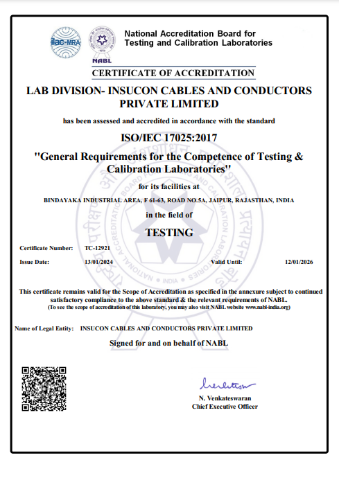 insucon certificate